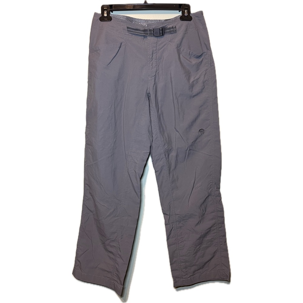 Women’s Mountain Hard Wear Gray Belted Hiking Pants-Size 6